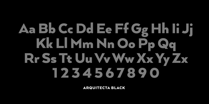 Arquitecta The best fonts similar to Brandon Grotesque you can get