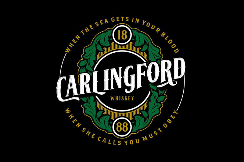 Carlingford Money font examples that look really impressive