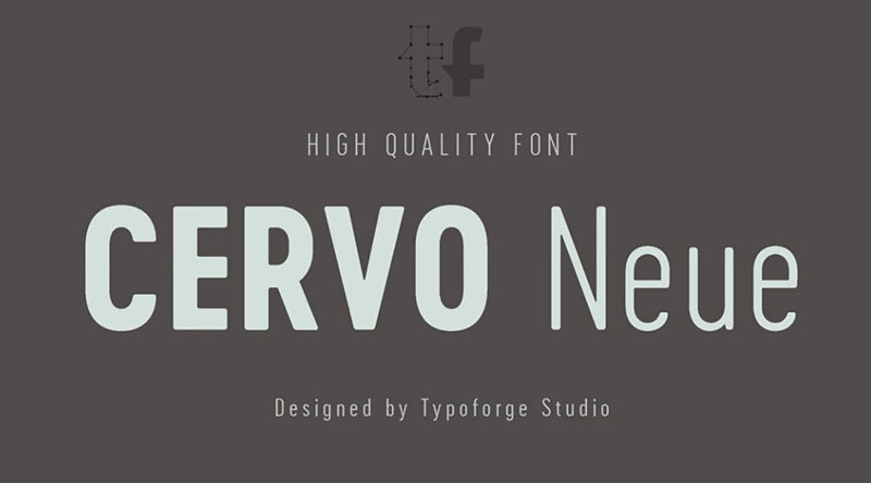 Cervo-Neue 24 Fonts Similar To Oswald You Could Try In Your Designs