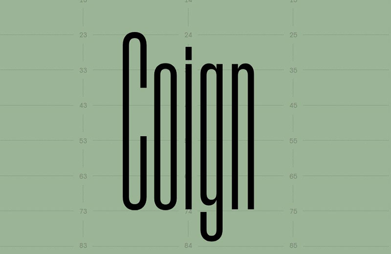 Coign Fonts similar to Oswald you could try in your designs