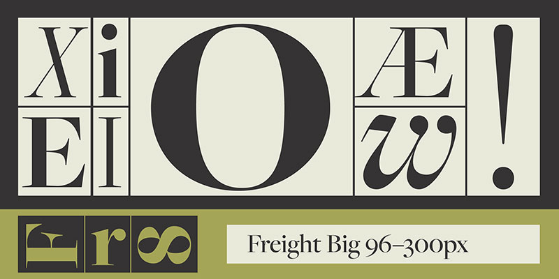 Freight-Display Great looking fonts similar to Bodoni to try