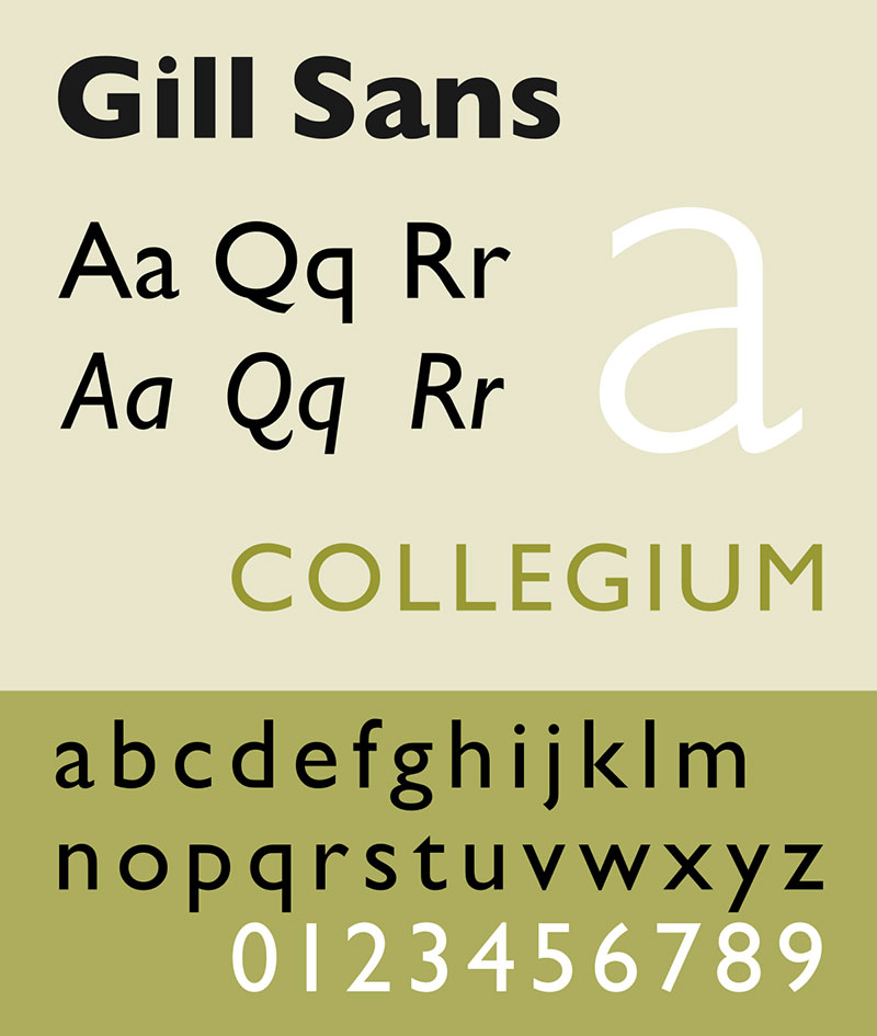 Gill-Sans Great looking fonts similar to Bodoni to try