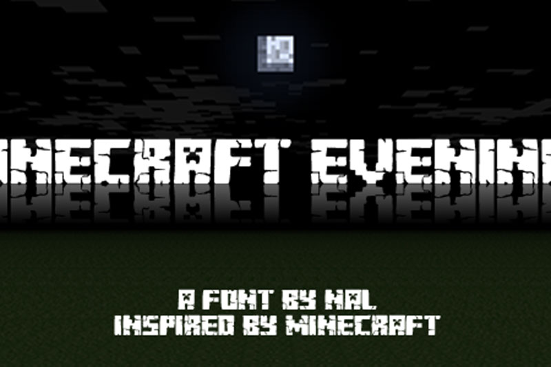 Minecraft-Evenings-Font Get The Best 28 Minecraft Fonts From This Hand Picked Selection