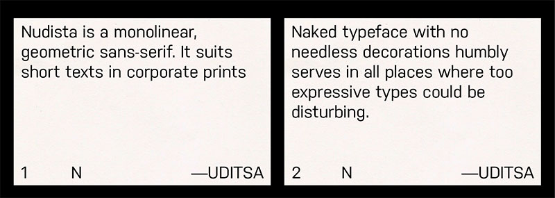 Nudista Fonts similar to Roboto that will look great in your designs