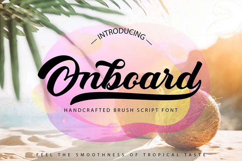 Onboard The best Hawaiian font examples for designers to use
