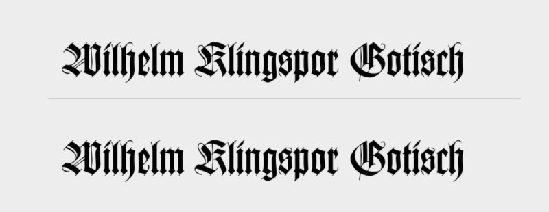 Wilhelm-Klingspor-Gotisch 19 Fonts Similar To Old English That Look Really Great