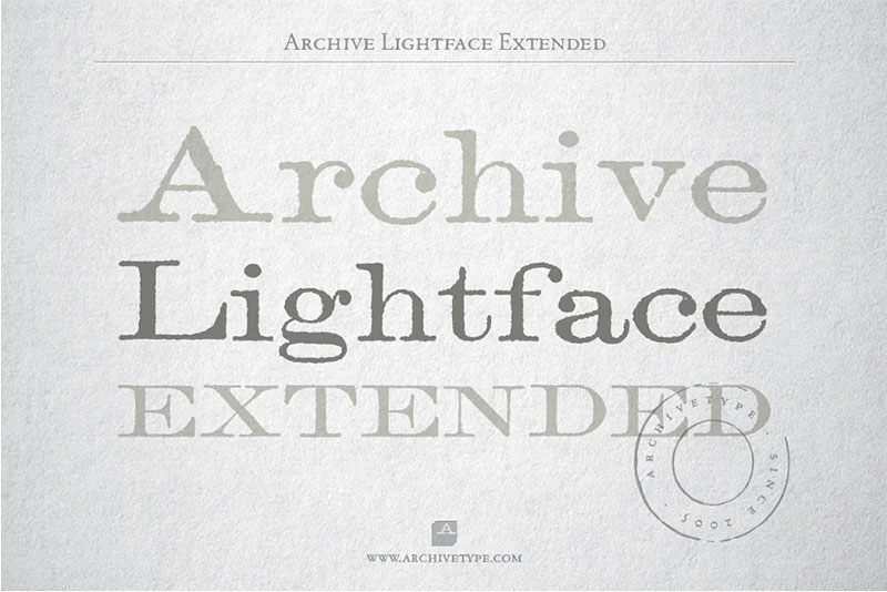 archive-lightface-extended Money font examples that look really impressive