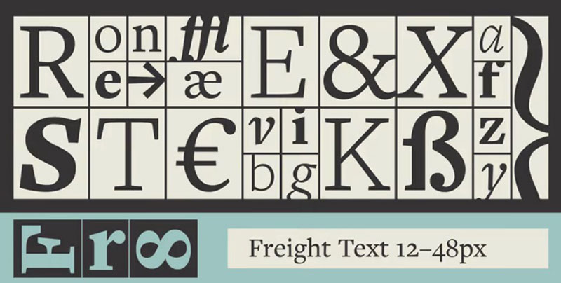 freight-tex Fonts similar to Minion Pro that look as great