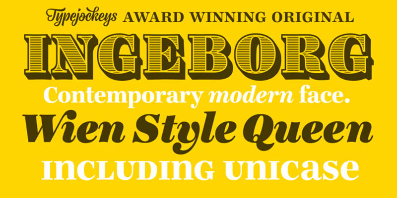 ingeborg Amazing fonts similar to Baskerville that you need to have