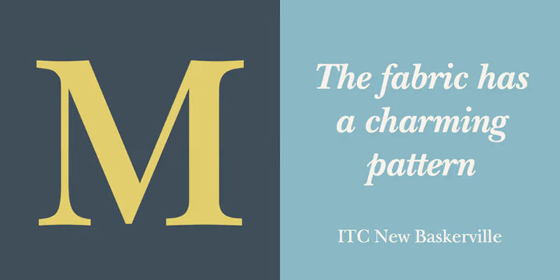 itc-new-baskerville Amazing fonts similar to Baskerville that you need to have