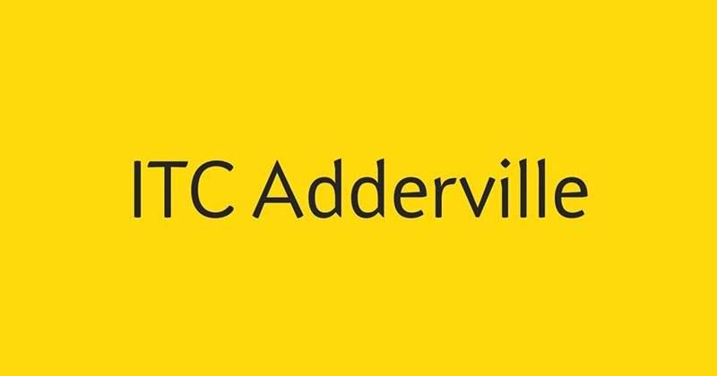 itcadderville Fonts similar to Gill Sans that you need to try