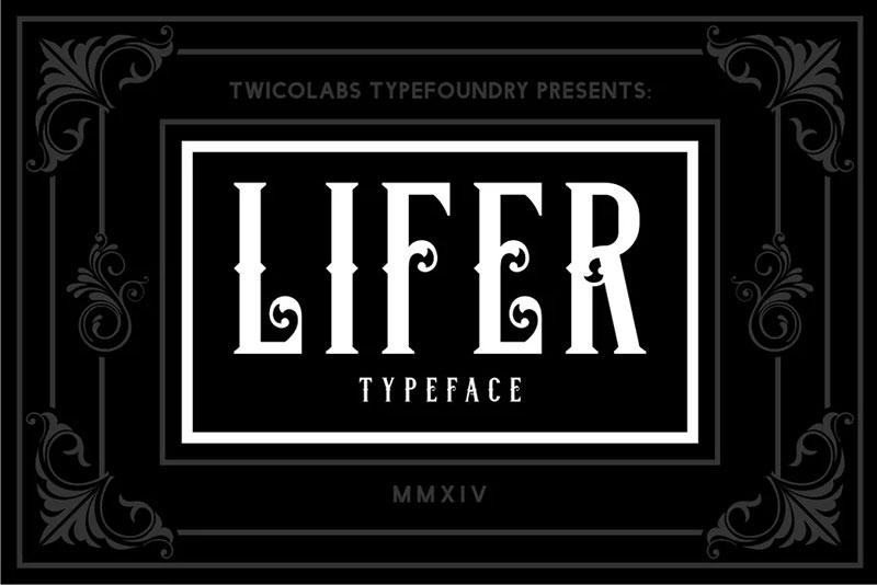 lifer Money font examples that look really impressive