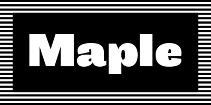 maple 24 Fonts Similar To Oswald You Could Try In Your Designs