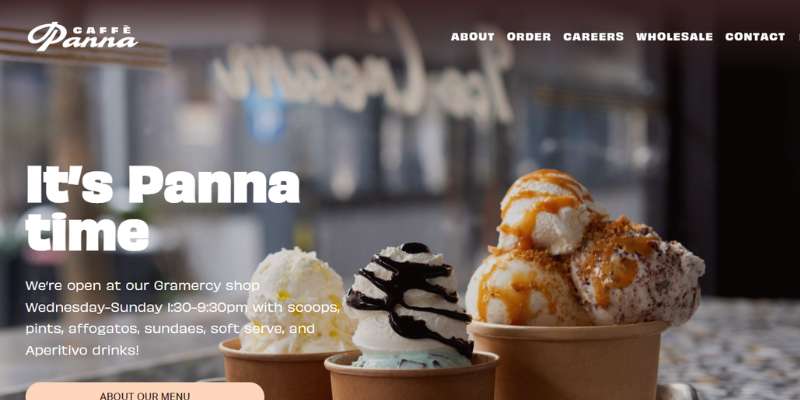 1-21 The Best Ice Cream Websites Created by Designers