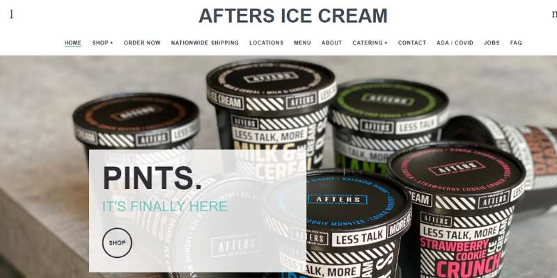 10-18 The Best Ice Cream Websites Created by Designers
