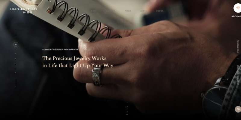 13-15 Awesome Jewelry Website Designs to Use as an Example