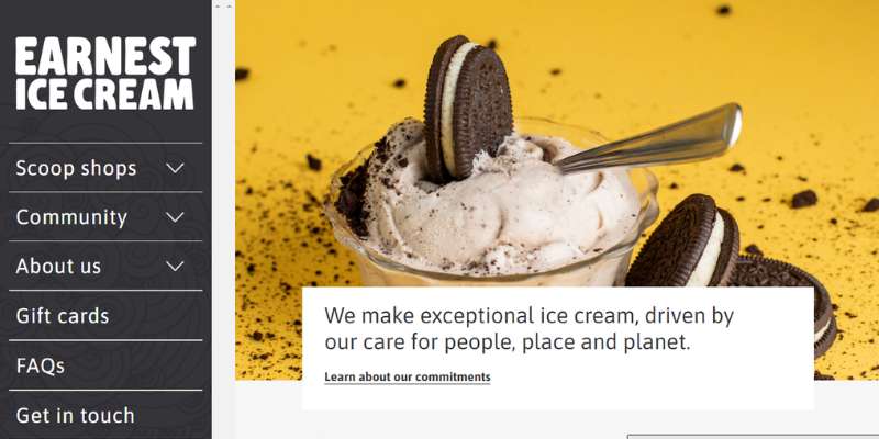 18-18 The 26 Best Ice Cream Website Design Examples