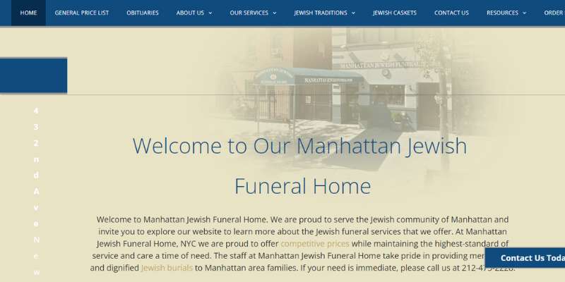 19-14 The 32 Best Funeral Website Design Examples