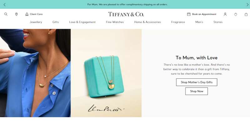 2-19 Awesome Jewelry Website Designs to Use as an Example