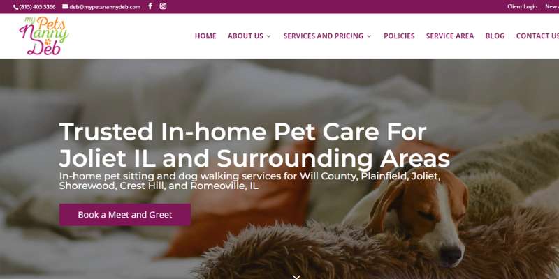 20-16 Awesome Pet Care Website Designs Examples