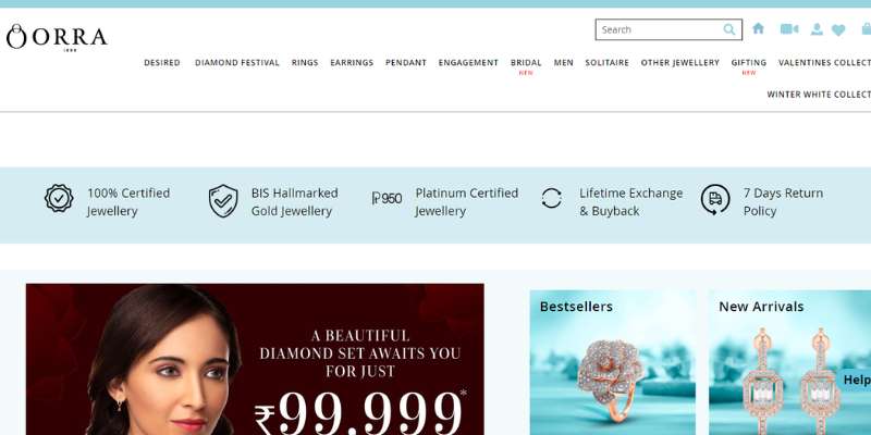 23-11 Awesome Jewelry Website Designs to Use as an Example