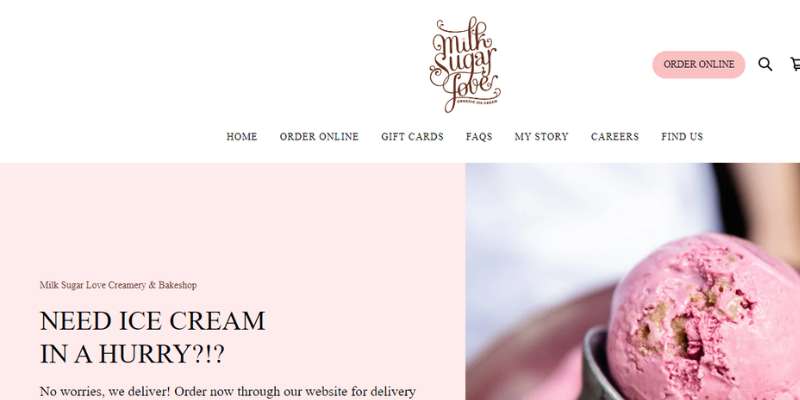 24-13 The Best Ice Cream Websites Created by Designers