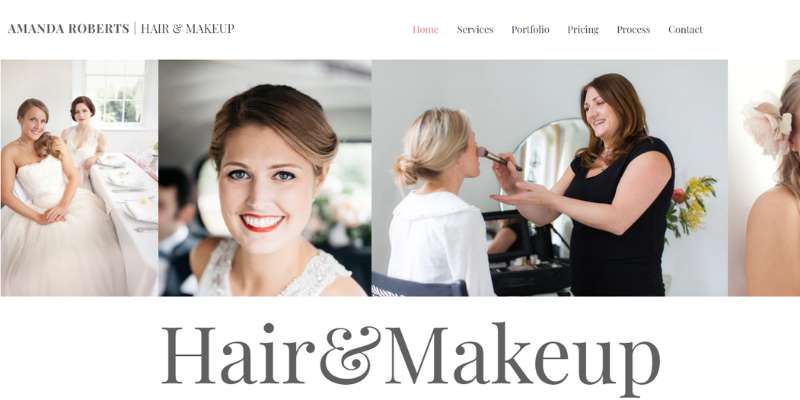 26-7 27 Stunning Makeup Artist Website Design Examples