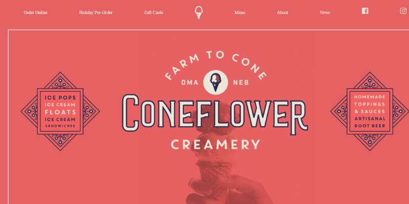 28-9 The 26 Best Ice Cream Website Design Examples