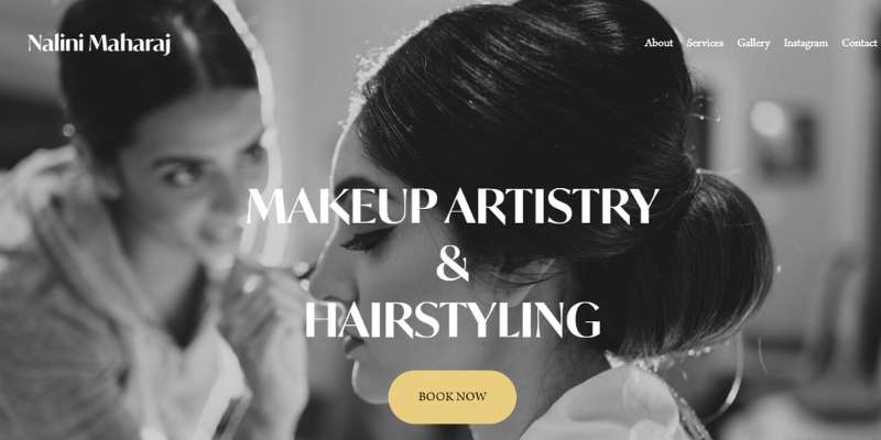 29-6 27 Stunning Makeup Artist Website Design Examples