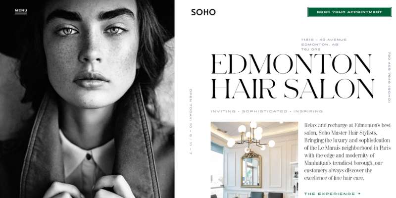 3-16 35 Gorgeous Hair Salon Website Design Examples