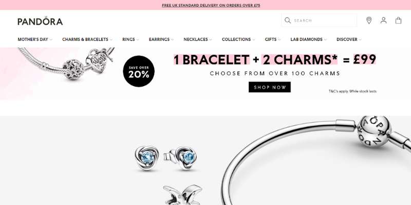 3-19 Awesome Jewelry Website Designs to Use as an Example