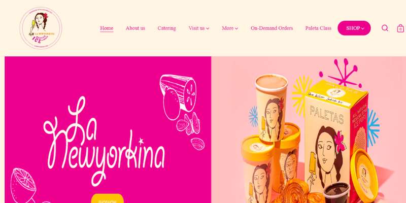 5-19 The Best Ice Cream Websites Created by Designers