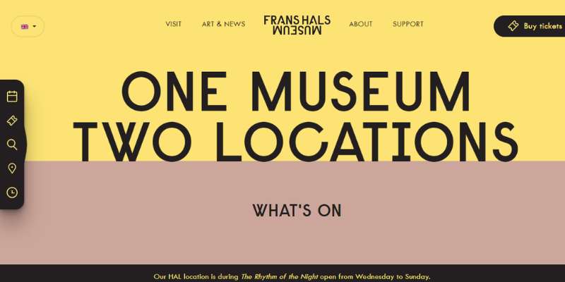 5-21 Impressive Museum Website Design to Use as Inspiration