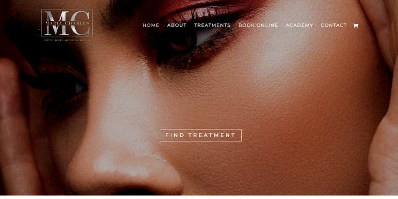 6-13 27 Stunning Makeup Artist Website Design Examples