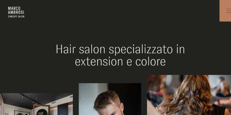 8-12 Gorgeous Hair Salon Websites to use as Inspiration