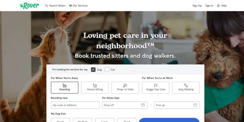 8-19 20 Pet Care Website Design Examples