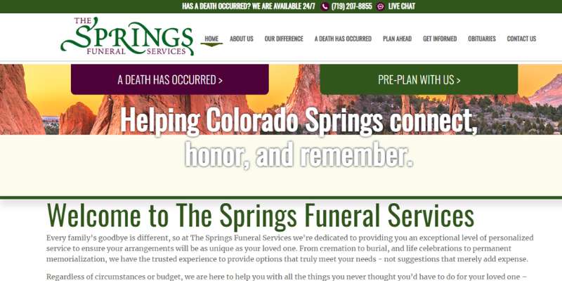 9-18 The Best Funeral Websites with Great Web Design