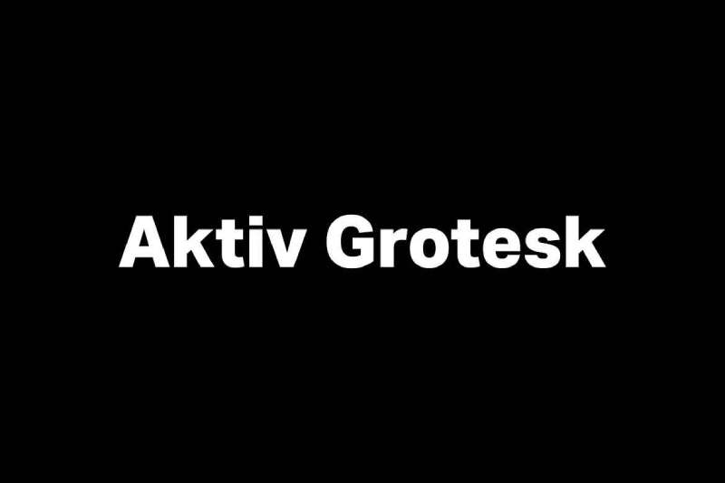 Aktiv-Grotesk What font does Adult Swim use? It's this one