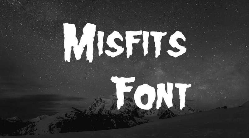 Misfits-Font What font does MrBeast use in his materials