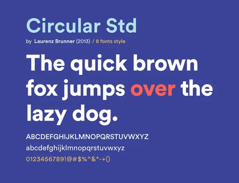 circular What font does Off-White use? You can use it yourself