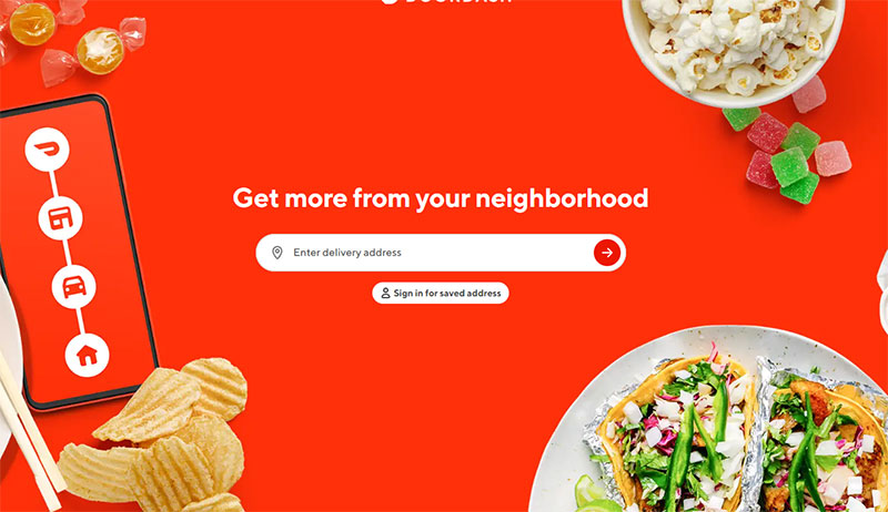 doordash-1 25 Startup Website Design Examples You Can't Afford To Miss