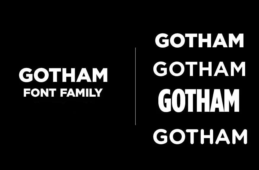 gotham-font Signage Style: The 23 Best Fonts for Signs
