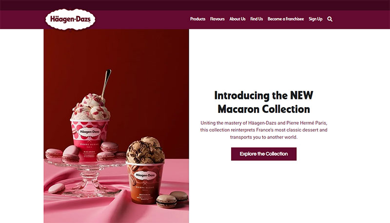 hf3 The 26 Best Ice Cream Website Design Examples