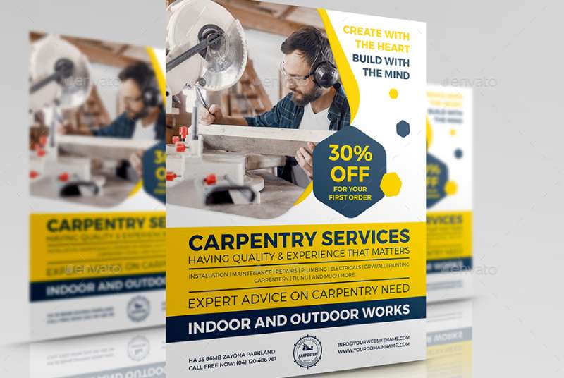 01_Carpentry_Services_Flyer_Template-1 Carpentry Flyers That Will Make Your Message Impossible to Miss
