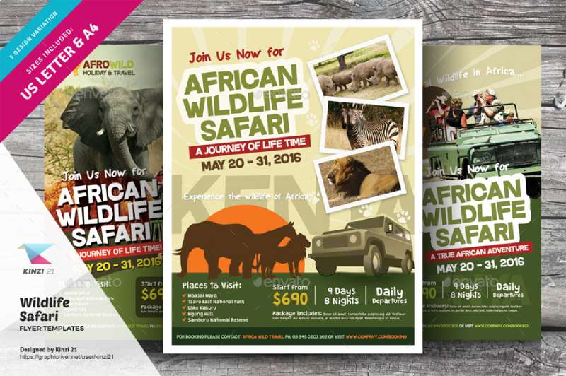 01_graphic-river-wildlife-safari-flyer-templates-kinzi21-1 Zoo Flyers That Will Make Your Heart Race
