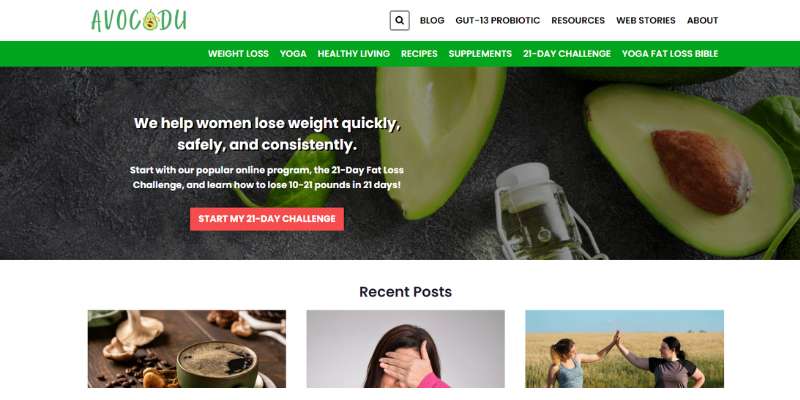 15-9 Top Notch Wellness Websites with Lovely Designs