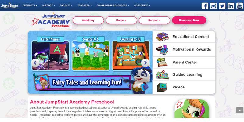 24-3 The 24 Best Kindergarten Website Design Examples