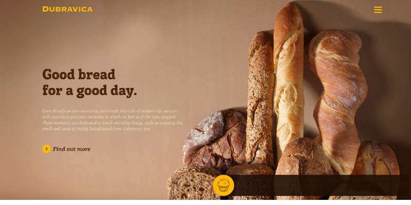 6-4 The Most Delicious-Looking Bakery Websites for You