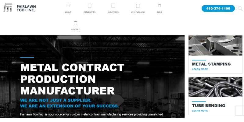 6-8 28 Manufacturing Website Design Examples To Inspire You