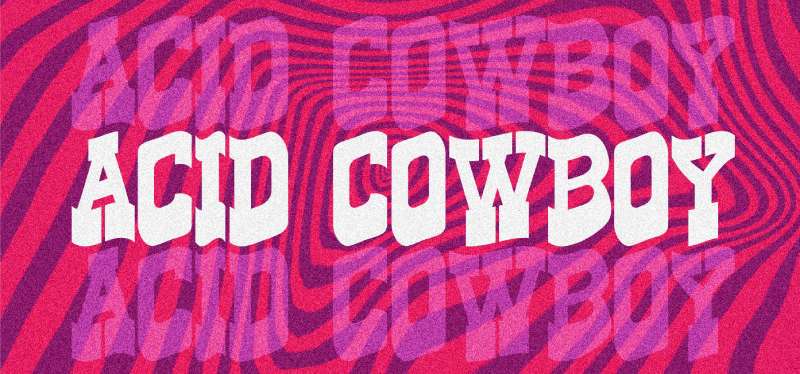 Acid-Cowboy-OTF-Psychedelic-Typeface-1 Trippy Fonts That Will Make Your Designs Stand Out